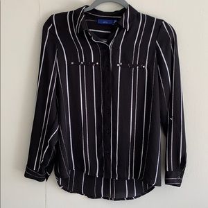APT.9 Petite Striped Dress Shirt